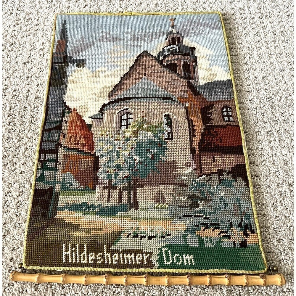 Hildesheimer Dom Cathedral Germany St Mary's Needlepoint Rosebush Hildesheim